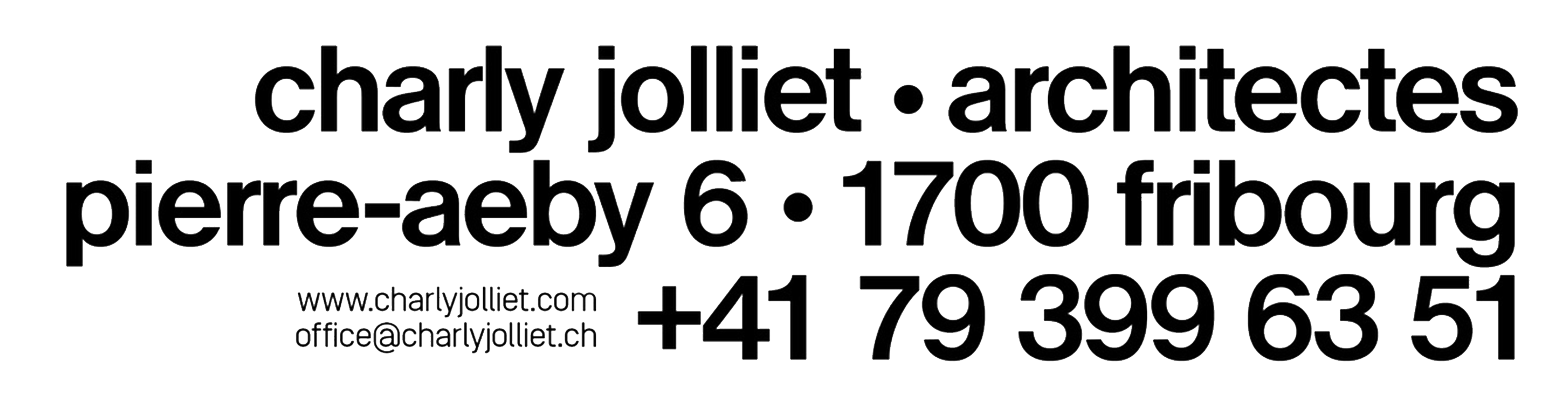 charly jolliet architectes sàrl