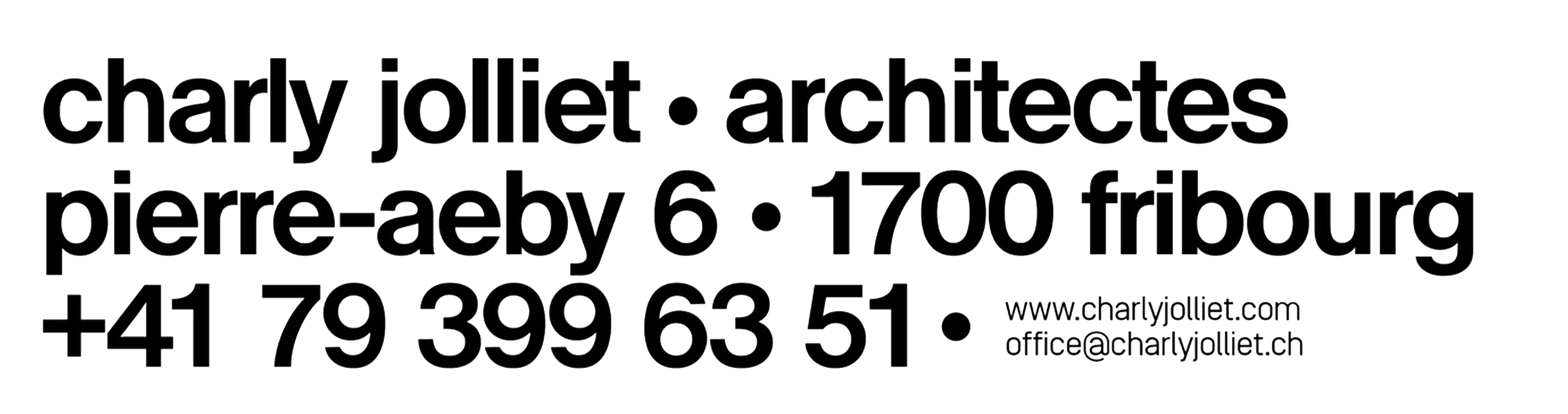 charly jolliet architectes sàrl